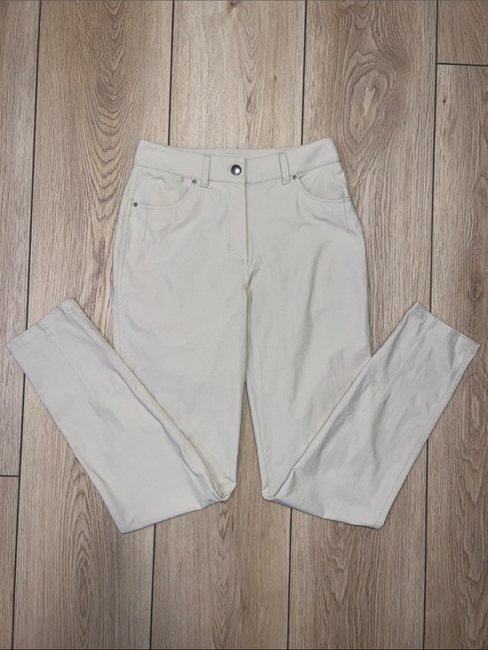 lululemon athletica Denim - lululemon athletica Beige/Cream Skinny Jeans